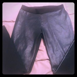 Super cute faux leather leggings